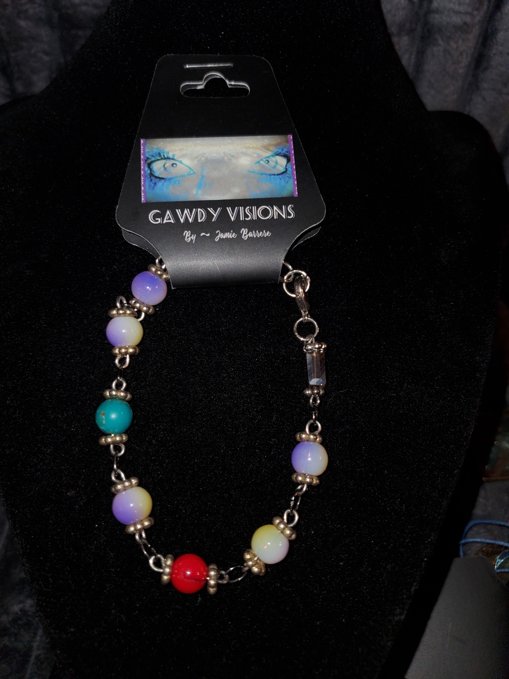 Handcrafted Gawdy Visions Multicolor Beaded Bracelet